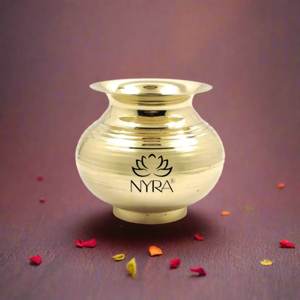 Pure Brass Kalash | Peetal Lota