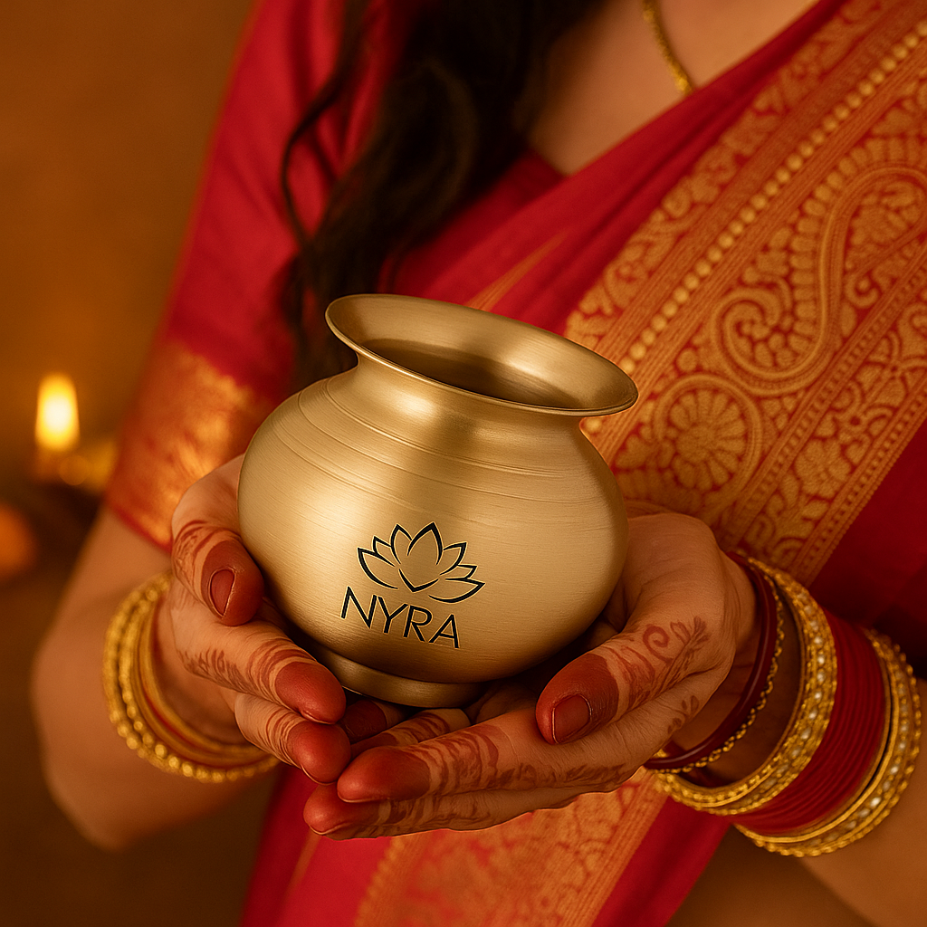 Pure Brass Kalash | Peetal Lota