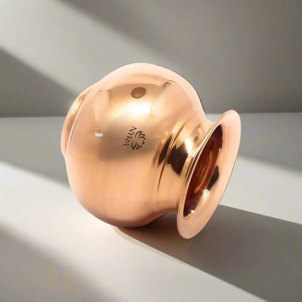 Premium Copper Lota | Health Benefits - Traditional Tamba Kalash/2no