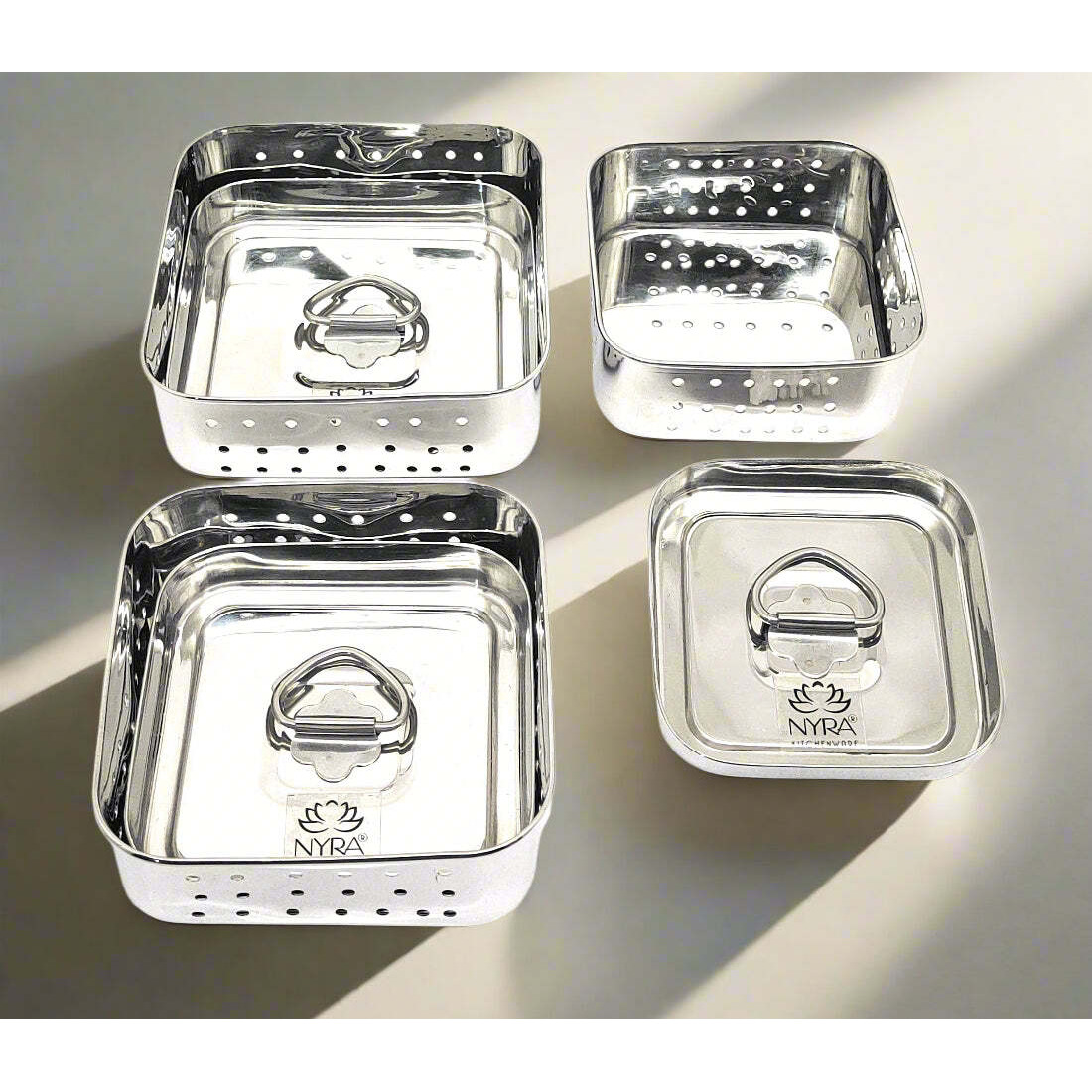 Premium Stainless Steel-square Paneer Maker | Mould & Strainer with Top Press Lid for Homemade Paneer/1no