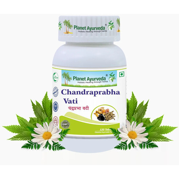 Planet Ayurveda Chandraprabha Vati - Herbal Remedy That Supports And Maintains Overall Health With Its Multiple Uses And Benefits For The Entire System - 120 Tablets