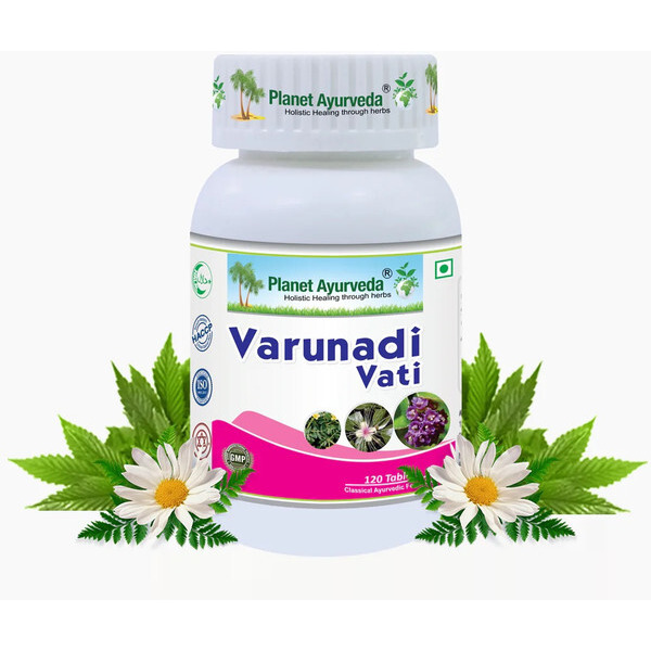 Planet Ayurveda Varunadi Vati - Herbal Remedy For Urinary Tract Infections And Rental Issues - 120 Tablets