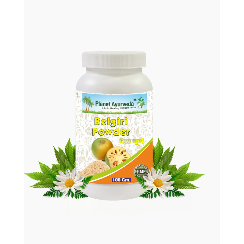 Planet Ayurveda Belgiri Powder - Herbal Remedy For Healthy Functioning Of Digestive System - 100Gm Powder