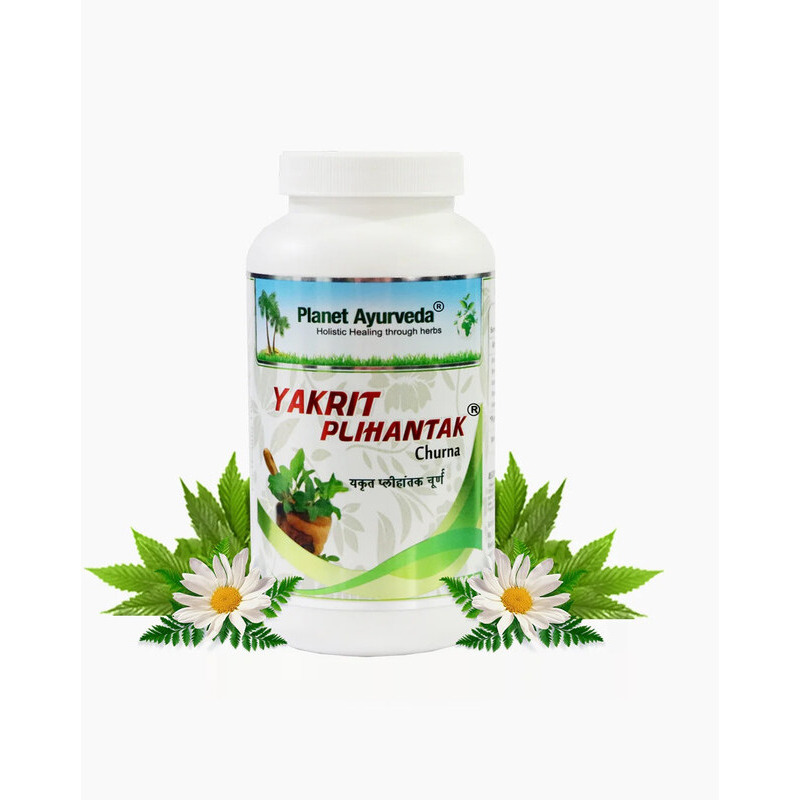 Planet Ayurveda Yakrit Plihantak Churna - Best Herbal Remedy For Liver Disorders - 200Gm Powder