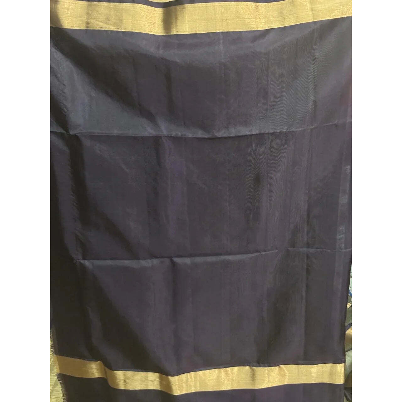 Gray Chocolate Color Designer Kanchi Pure Soft Silk Saree