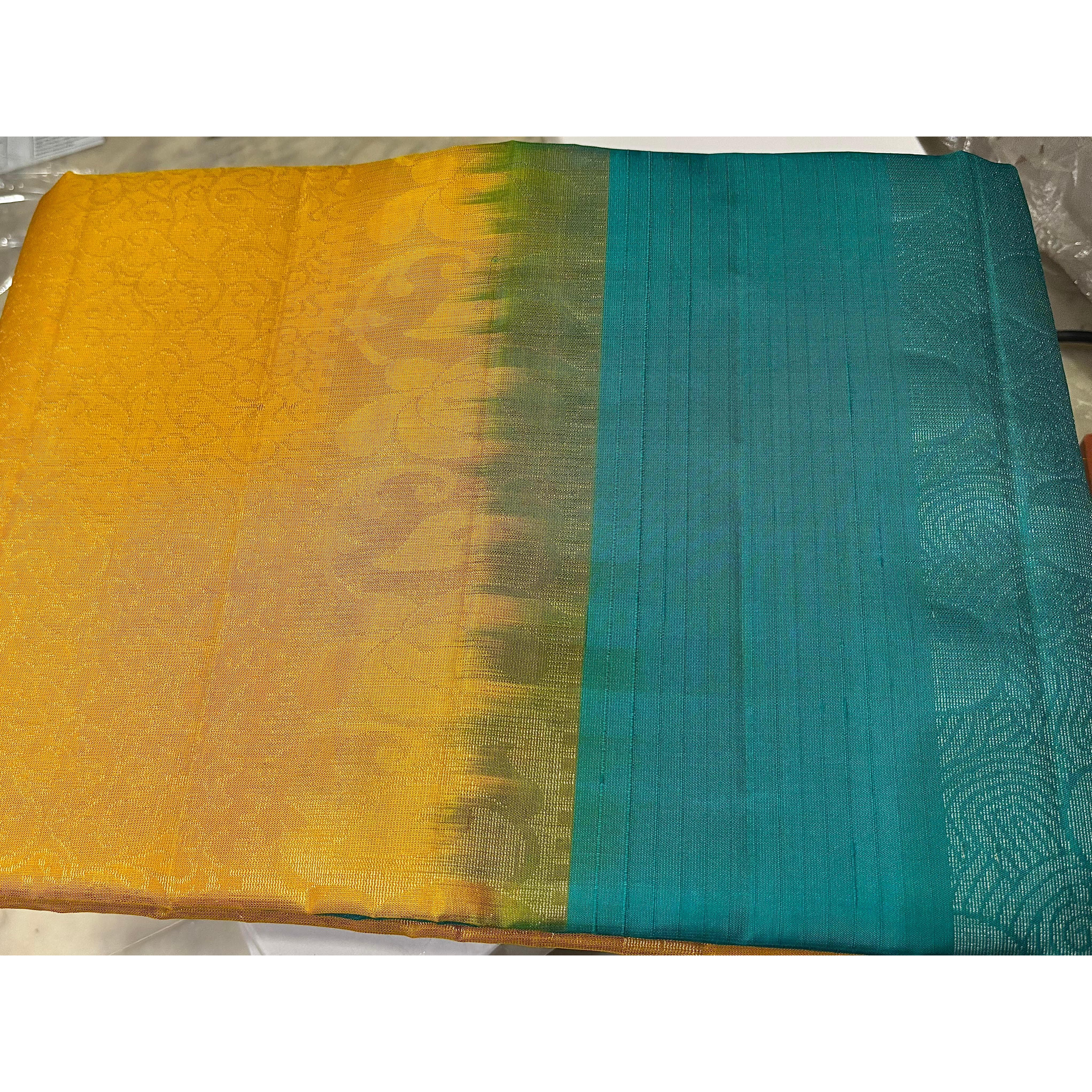 Ananda Blue Soft Silk Saree