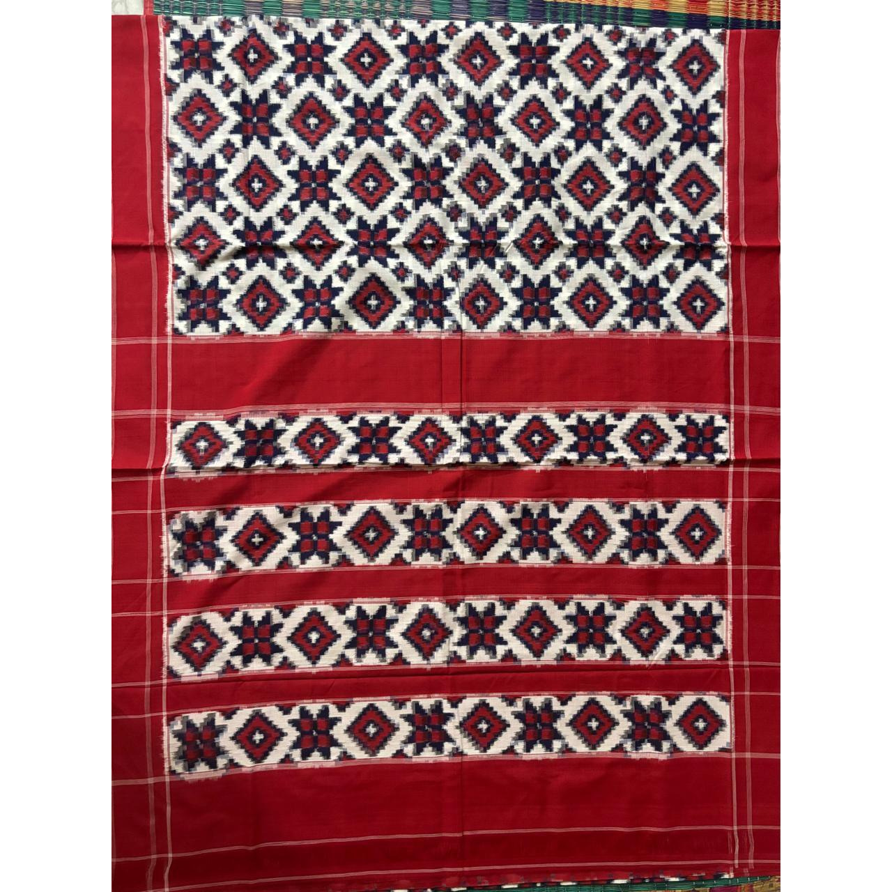Pochampally Double Ikat Cotton Saree