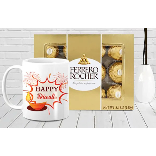 Diwali Special Mug & Ferrero Rocher