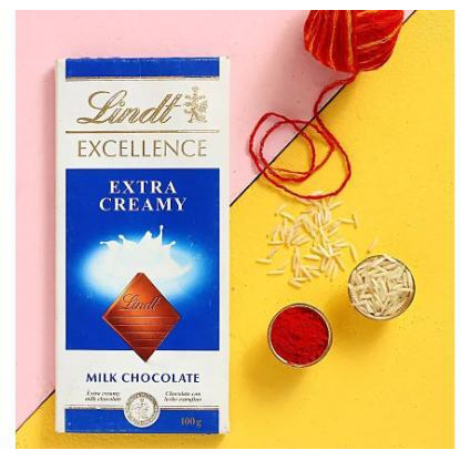 Bhai Dooj Wishes Lindt Chocolate Combo