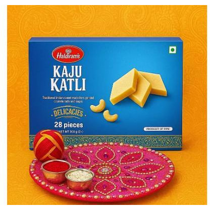 Kaju Katli Surprise For Bhai Dooj