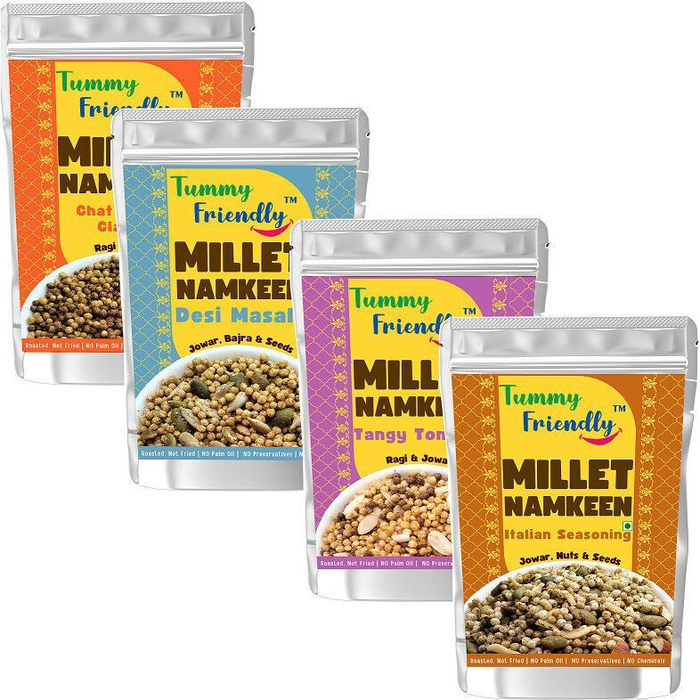 TummyFriendly Foods TummyFriendly Healthy Snacks for Kids- ChocoCripsies-ProteinBites-SweetnSalt Puffcorn (3 x 70 g)