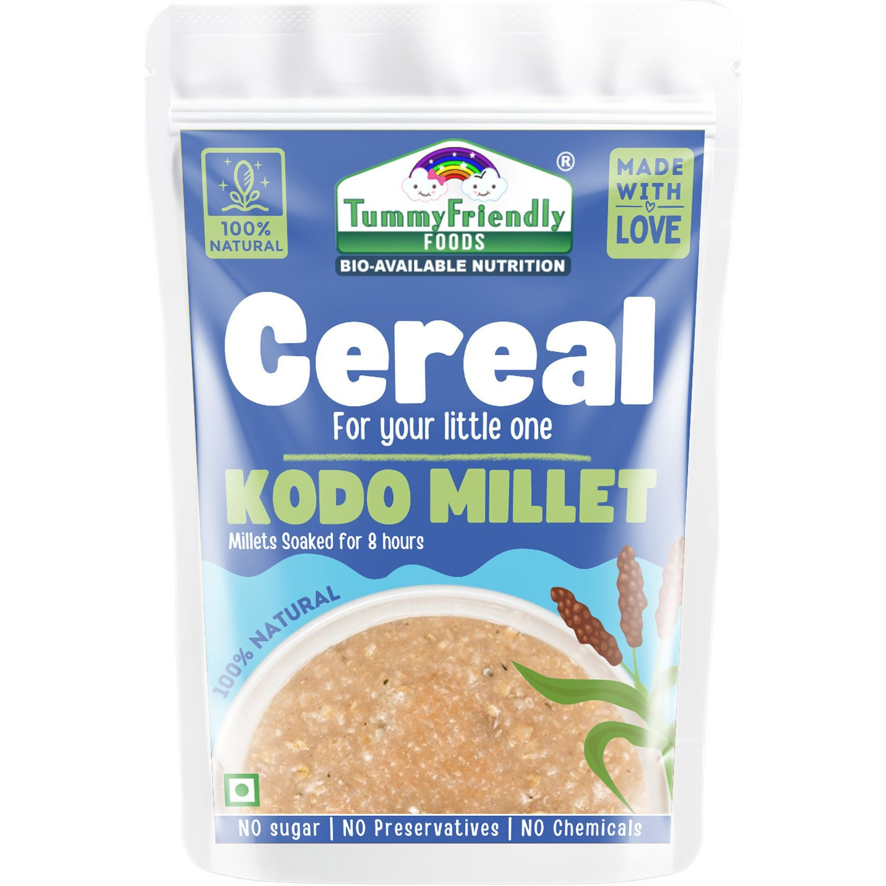 TummyFriendly Foods Kodo Millet Cereal (300 g, 12+ Months)
