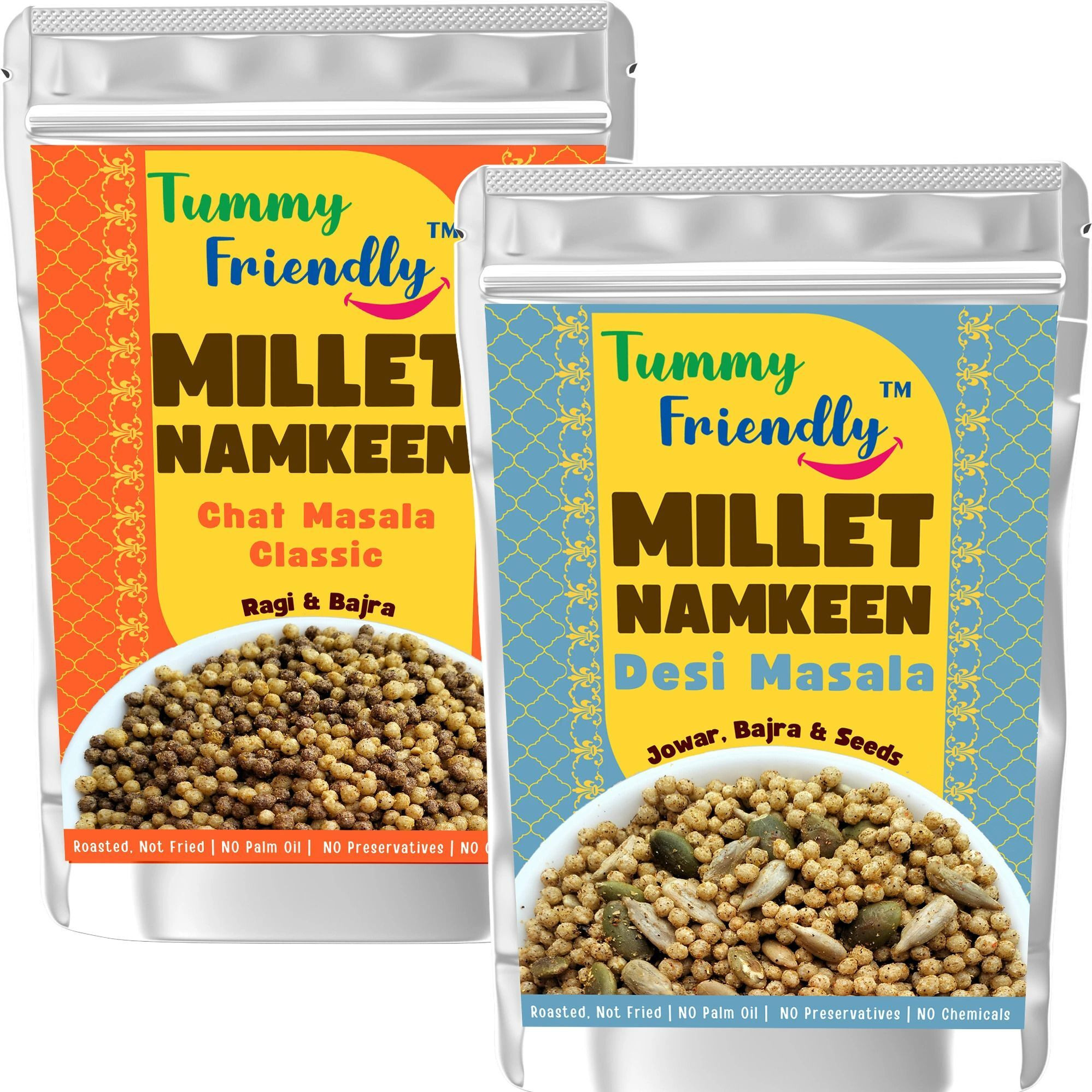 TummyFriendly Foods TummyFriendly Hlty MS-ProteinBites-SweetnSalty-ChocoNutsSeeds-3X70 Puffcorn (2 x 70 g)