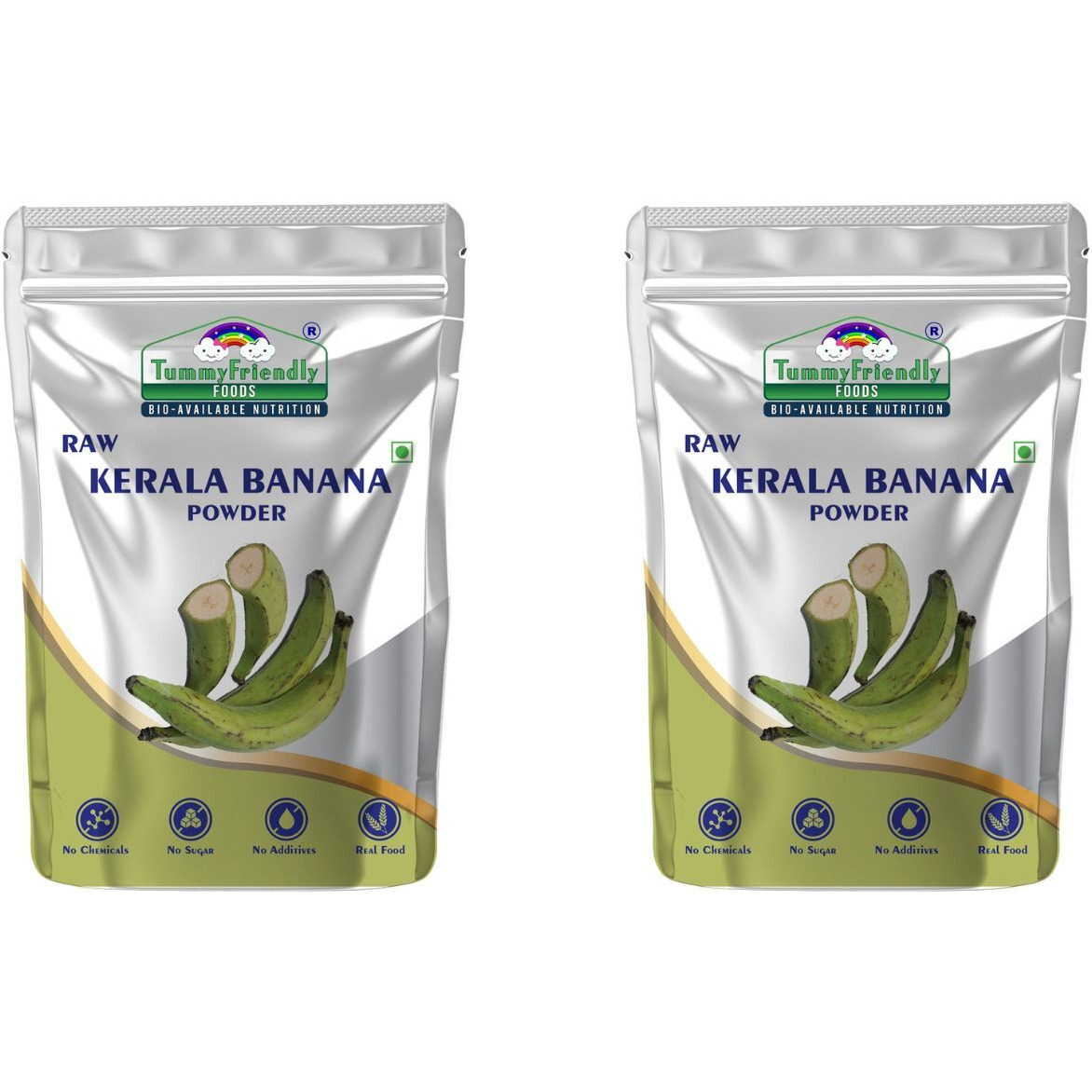 TummyFriendly Foods Natural Raw Kerala Banana Powder | Raw Nendran Banana Powder |(Each pack 100g) Cereal (200 g, Pack of 2, 6+ Months)
