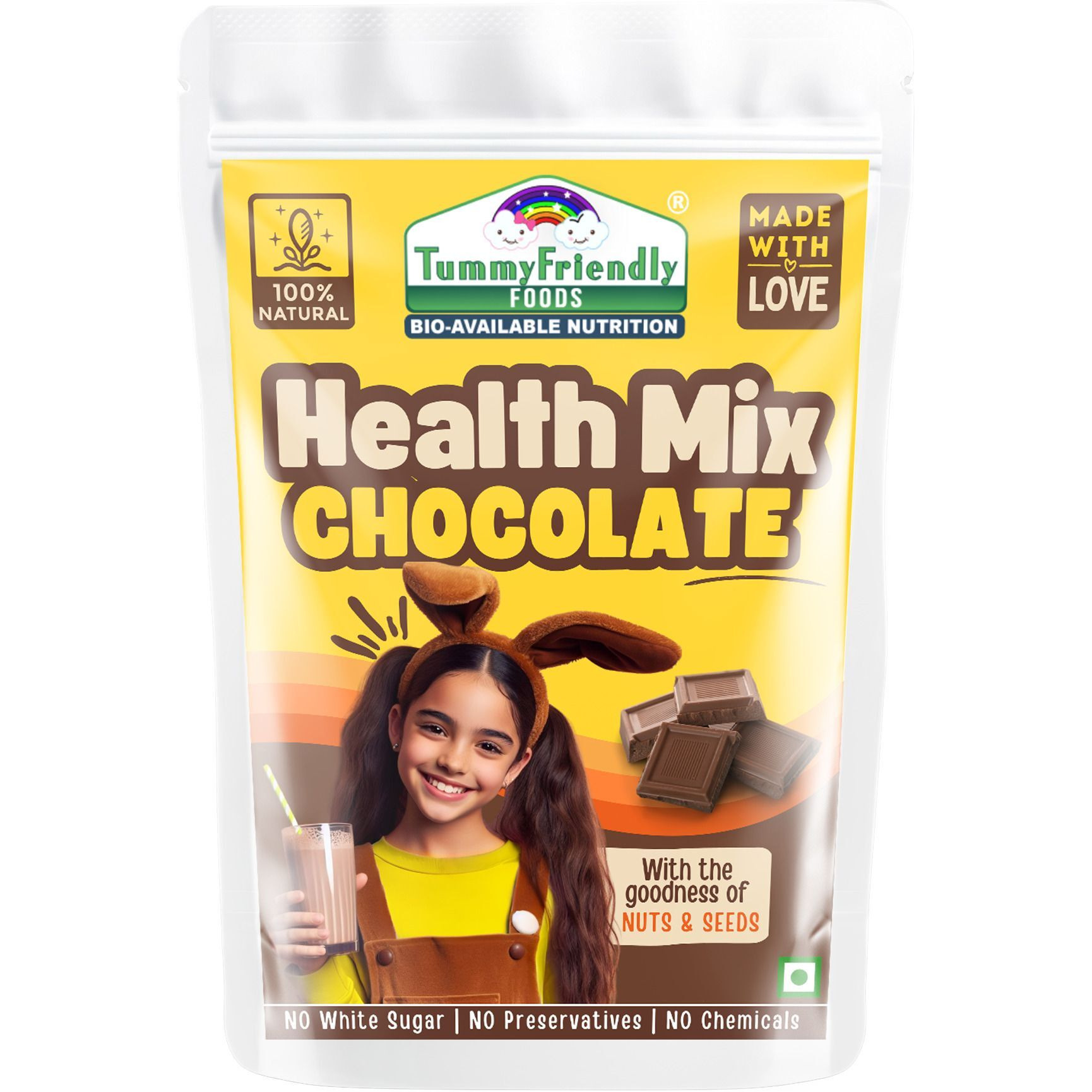 TummyFriendly Foods Tummy Friendly Foods Toddler Cereal Organic Chocolate Health Mix Cereal (300 g, 12+ Months)