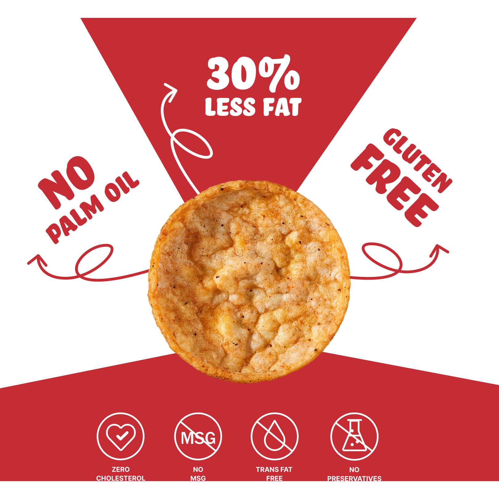 BRB Corn Popped Chips | Achaari Mirch - Flavour | Not Fried. Not Baked | 30% Less Oil, No Palm Oil, Healthy Snack | 5 x 48g Pack