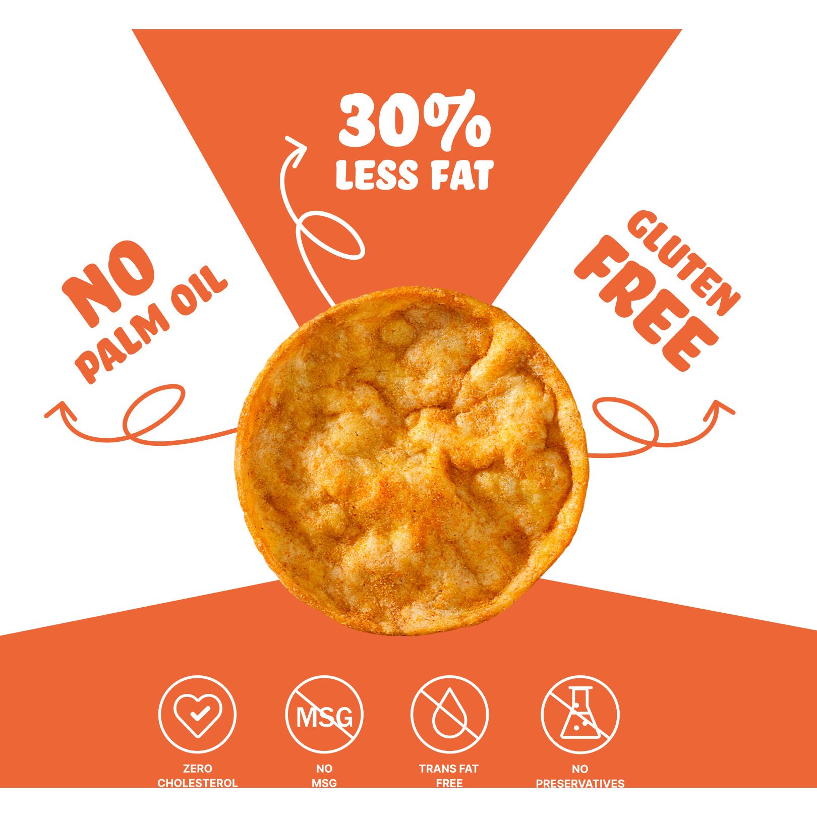 BRB Corn Popped Chips | Salsa - Flavour | Not Fried. Not Baked | 30% Less Oil, No Palm Oil, Healthy Snack | 5 x 48g Pack