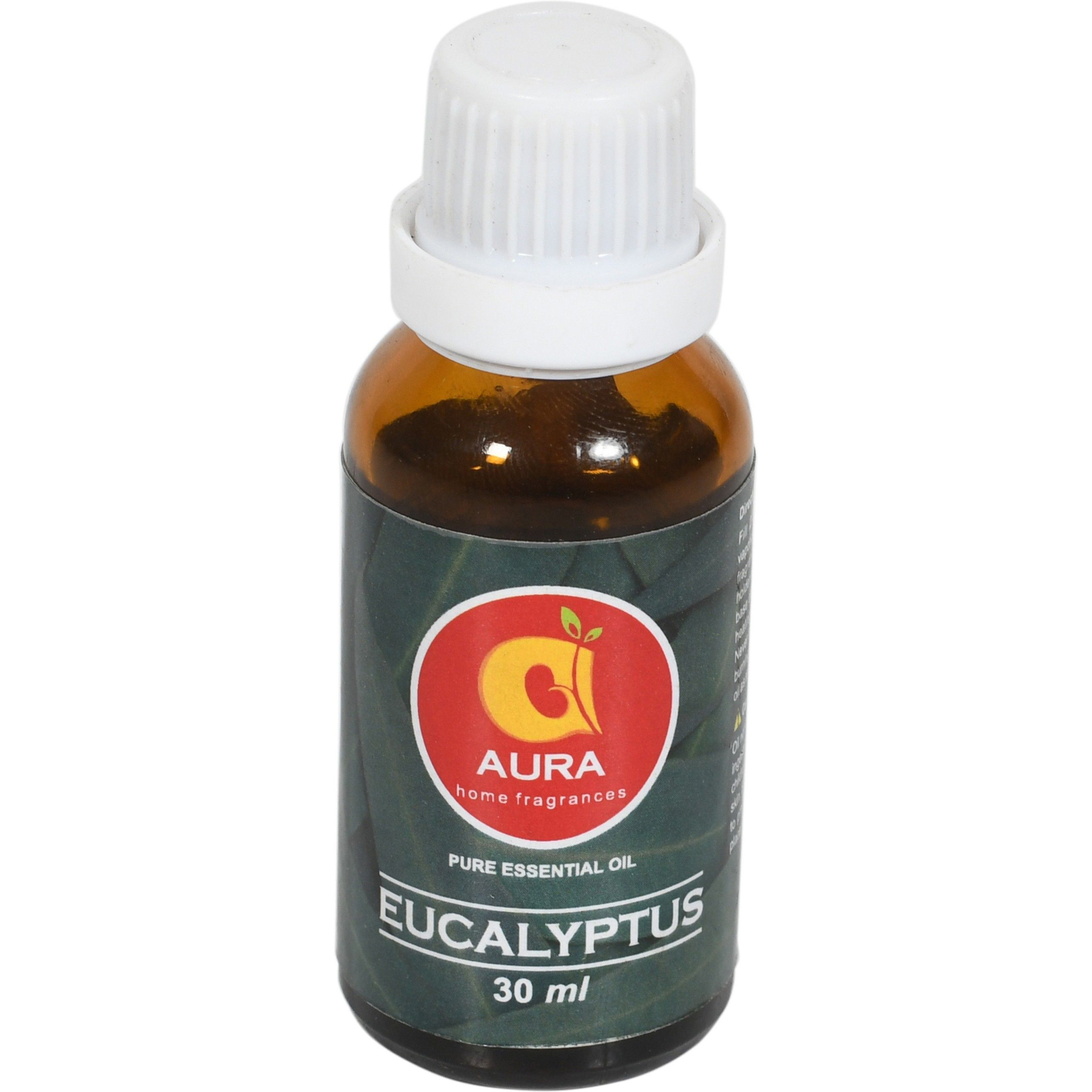 Aura Eucalyptus Essential Oil, 30ml, 100% Natural & Pure, for Steam Inhalation, Diffuser, Cold, Cough & Beauty (30 ml)