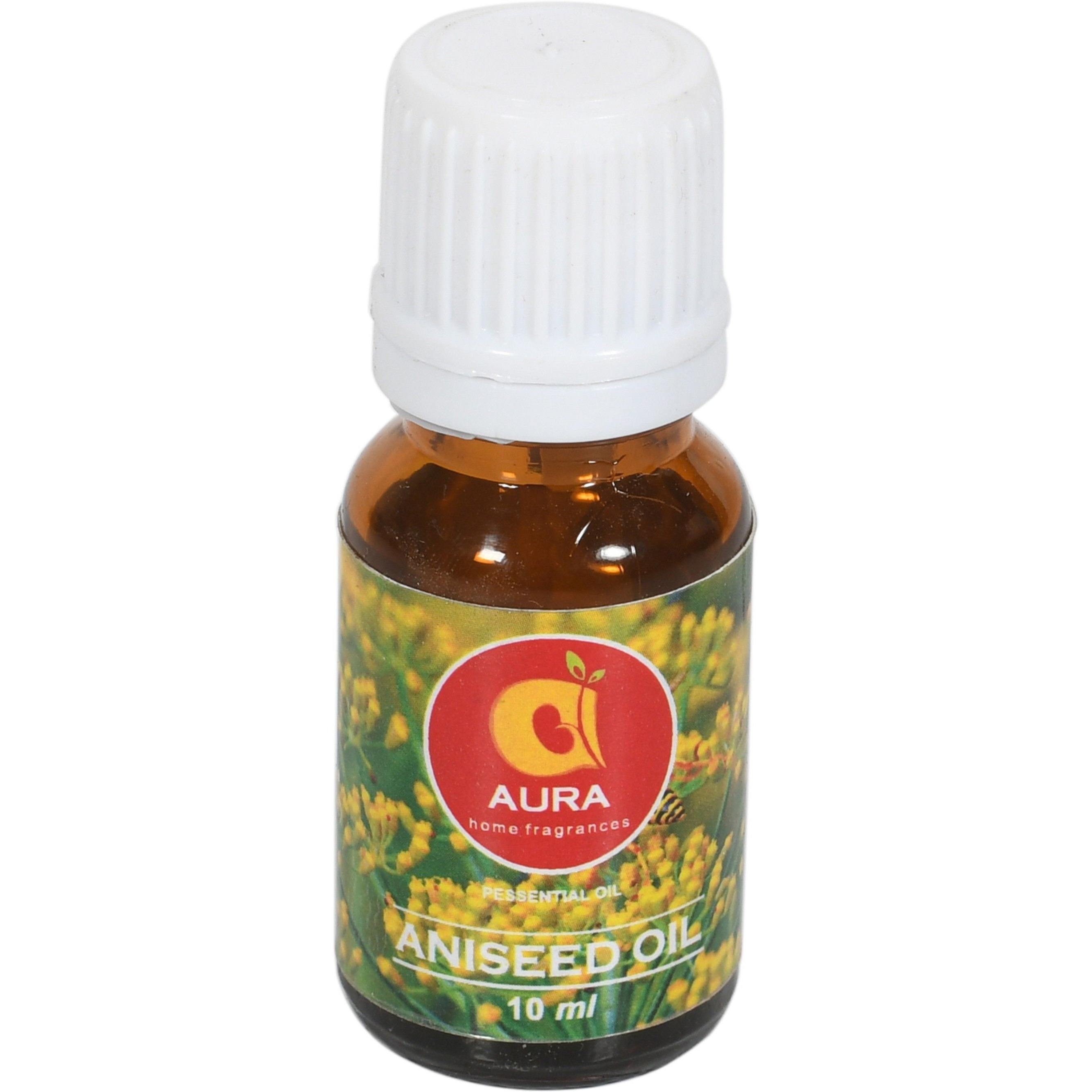 Aura Aniseed Oil 100% Pure & Natural Essential Oil Aniseed For Pain, Cough, Aches, Cramps (10 ML) (10 ml)