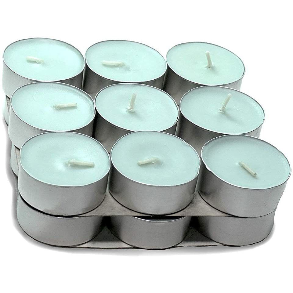 Aura Home Fragrances Wax Tea Light Candles Unscented white Candles, Candle for Home Dcor, Diwali Birthday, Burring Time 3-4 Hours (Pack of 9) Candle (White, Pack of 9)