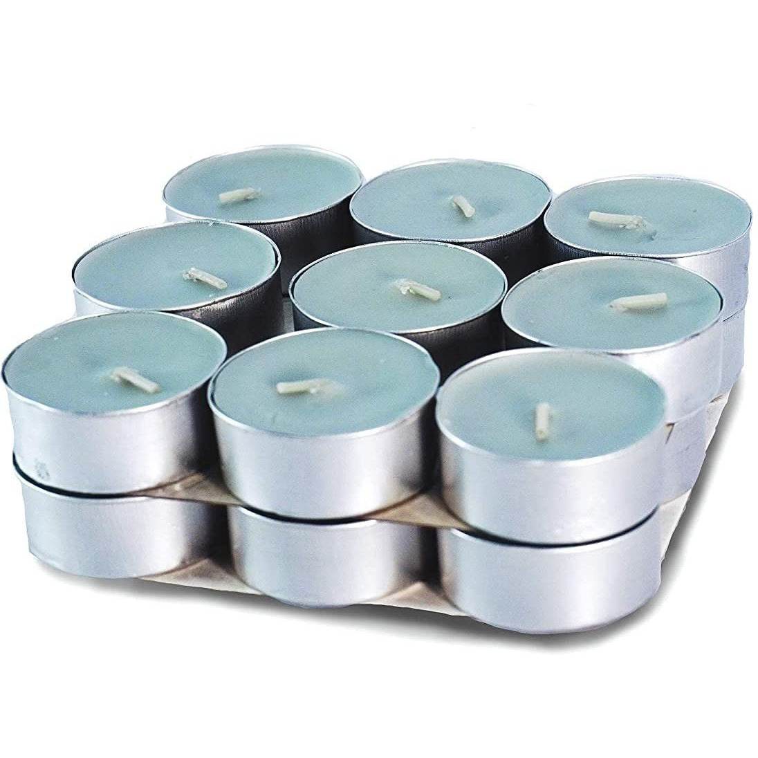 Aura Home Fragrances Wax Tea Light Candles Unscented white Candles, Candle for Home Dcor, Diwali Birthday, Burring Time 3-4 Hours (Pack of 9) Candle (White, Pack of 9)
