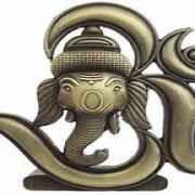 Om and ganesh murti for car 1EACH