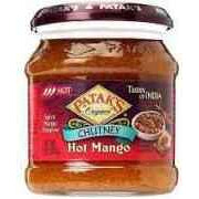 PATAK MANGO CHUTNEY HOT 12OZ