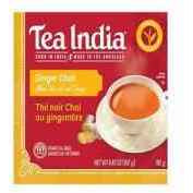 TEA INDIA GINGER CHAI 80BAG