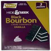 PARLE HIDE & SEEK BLACK BOURBON VANILLA SANDWICH 10.58OZ