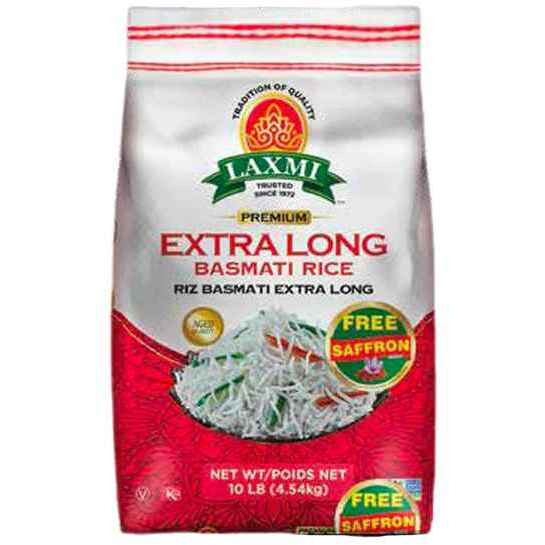 LAXMI BASMATI RICE EXTRA LONG 10LBS