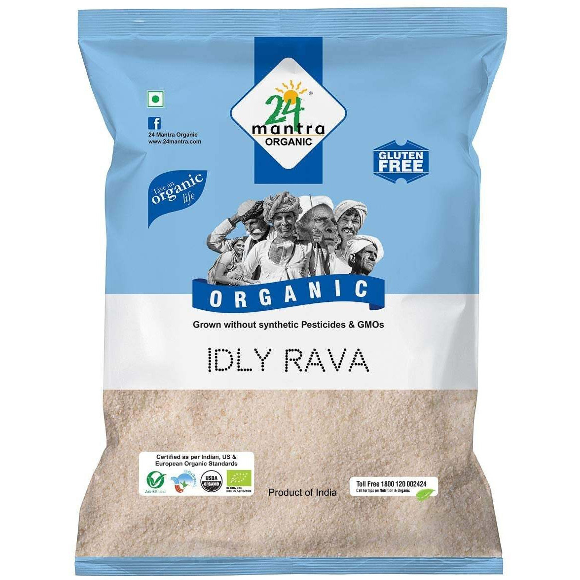 ORGANIC IDLY RAVA 2LB_2_LBS