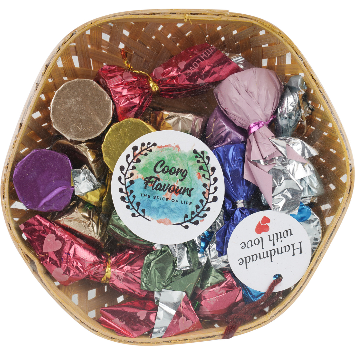 Homemade Chocolates  Bamboo Basket No. 3 (190g)