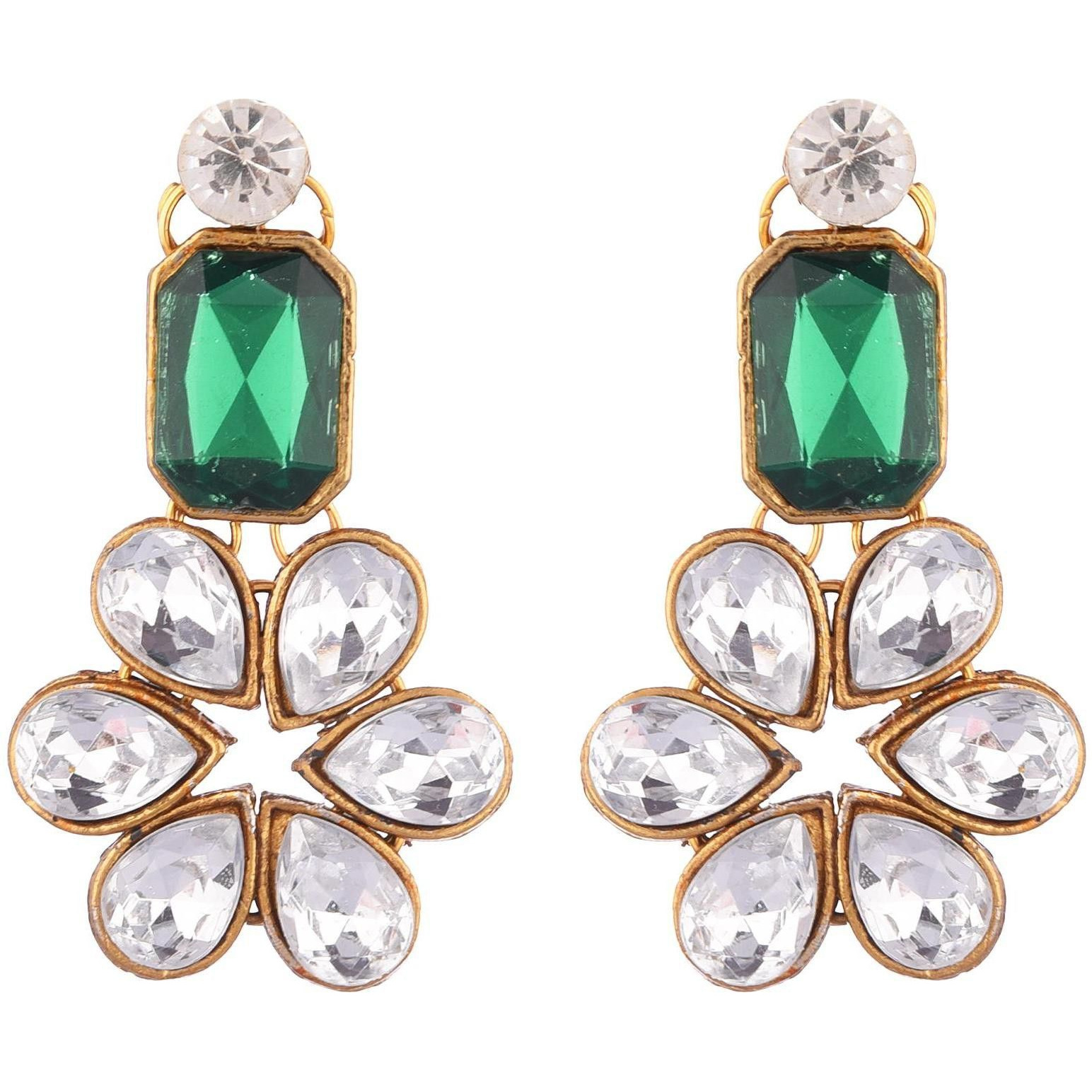 Prizetaa Alloy Green Jewellery Set (Pack of 1)