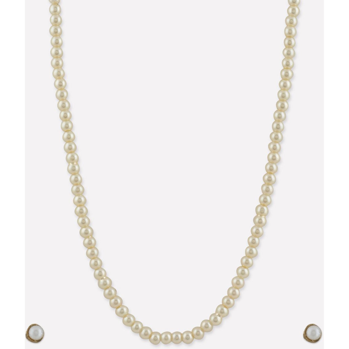 Prizetaa Alloy Gold-plated White Jewellery Set (Pack of 3)