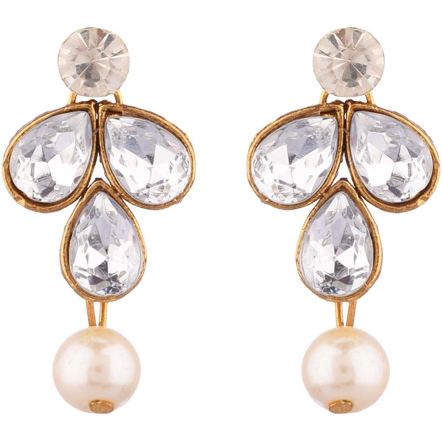 Prizetaa Alloy White Jewellery Set (Pack of 1)