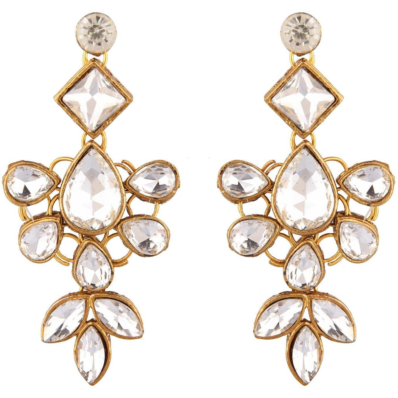 Prizetaa Alloy White Jewellery Set (Pack of 1)