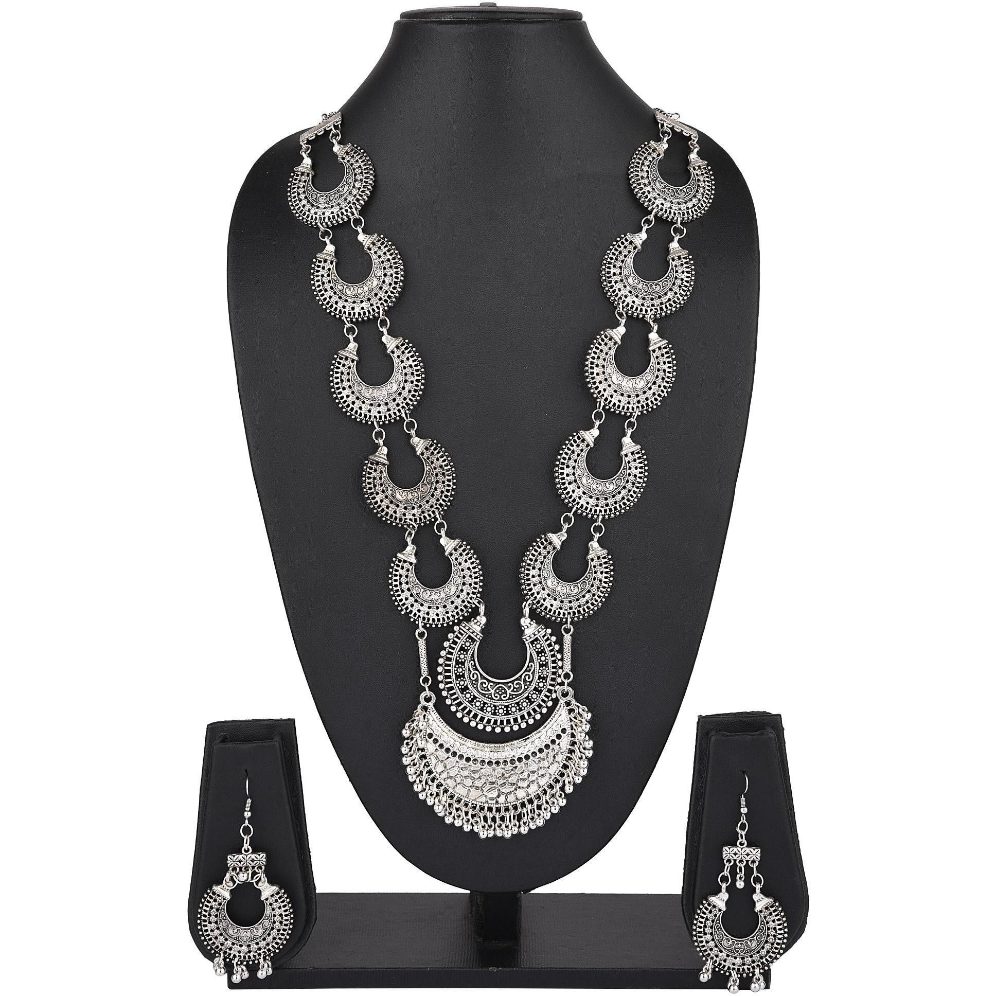 Prizetaa Alloy Silver Jewellery Set (Pack of 1)