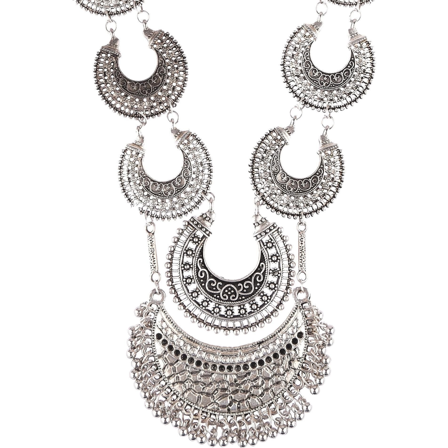 Prizetaa Alloy Silver Jewellery Set (Pack of 1)