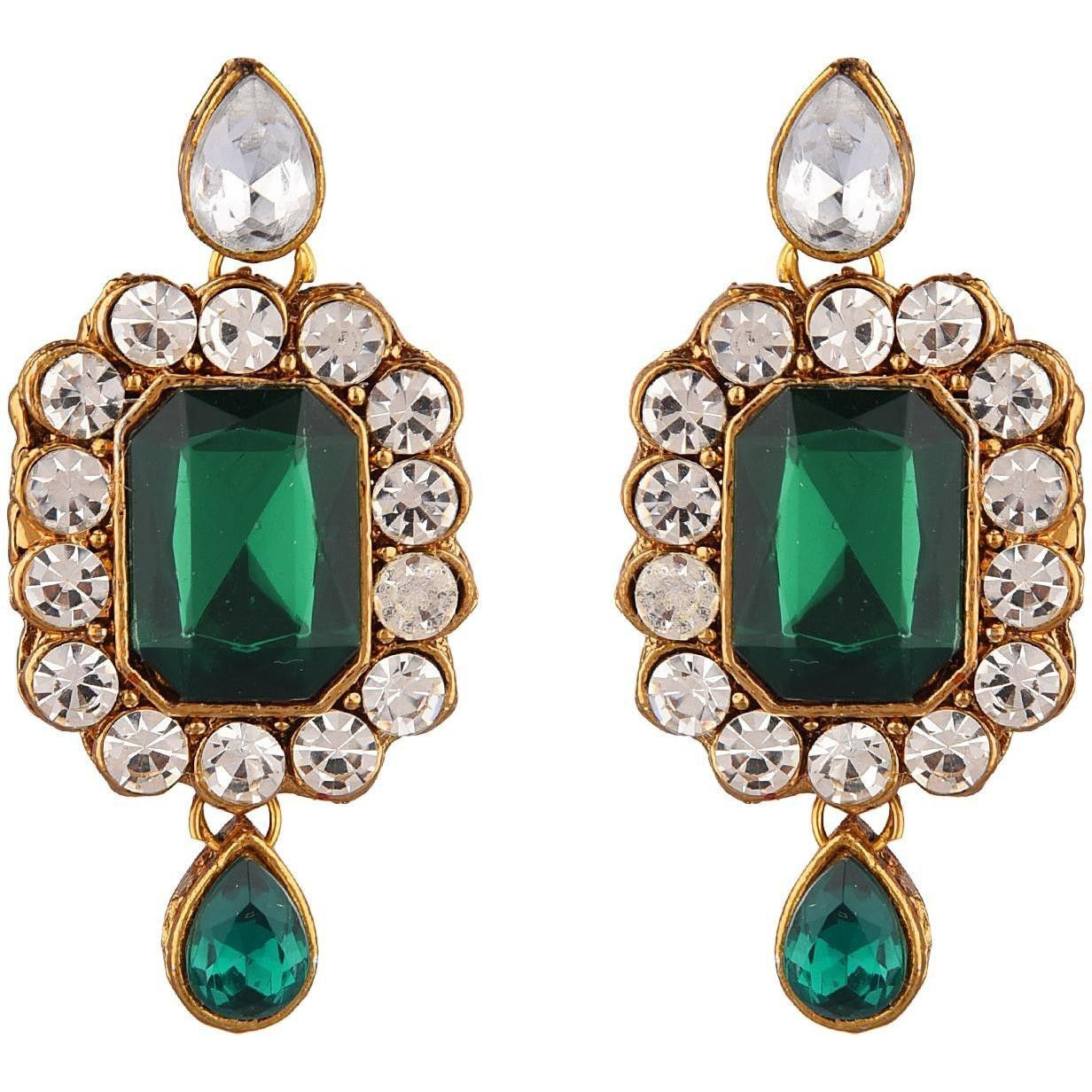 Prizetaa Alloy Green Jewellery Set (Pack of 1)