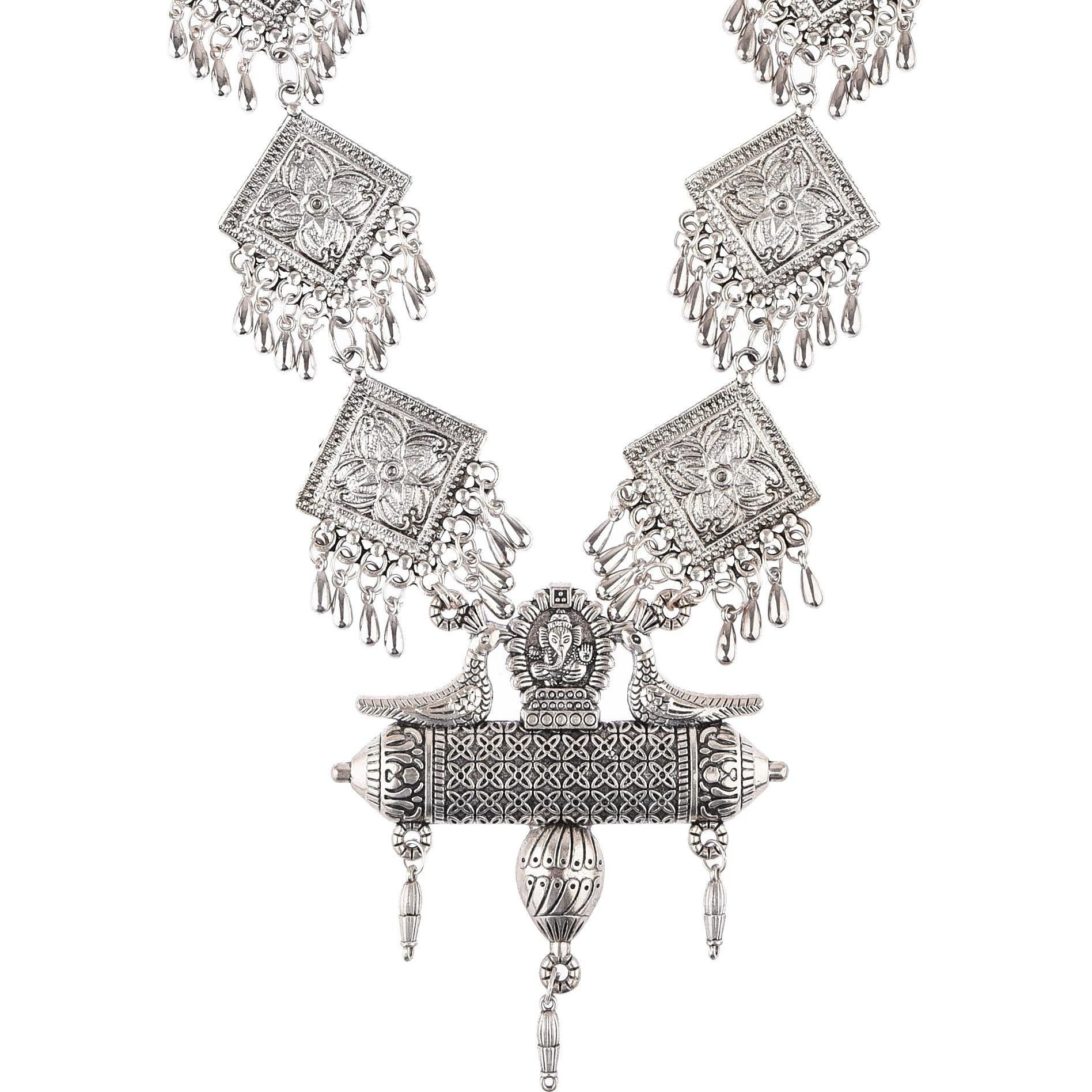 Prizetaa Alloy Silver Jewellery Set (Pack of 1)