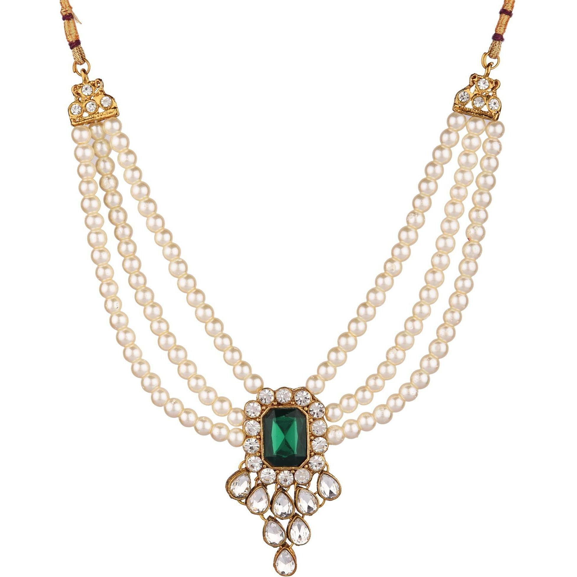 Prizetaa Alloy Green Jewellery Set (Pack of 1)