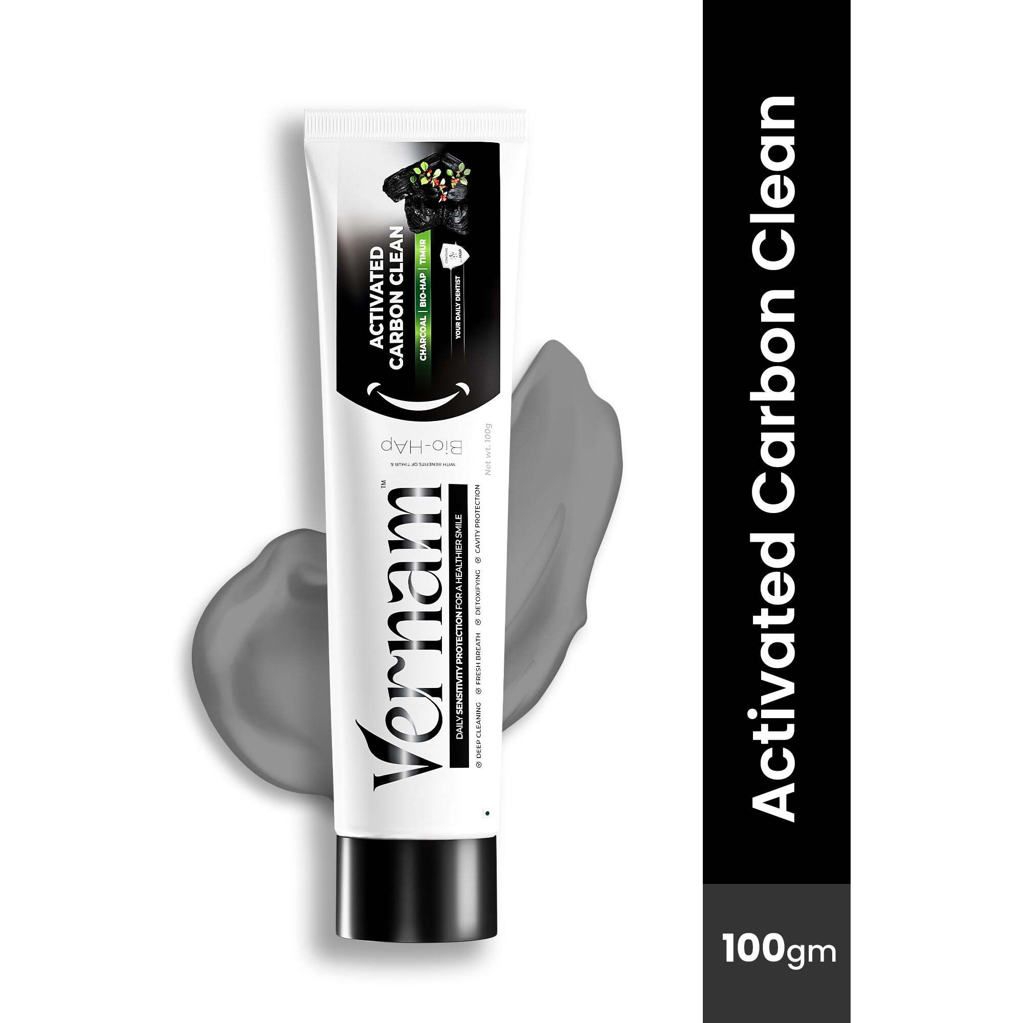 Vernam Charcoal Toothpaste 100 gm