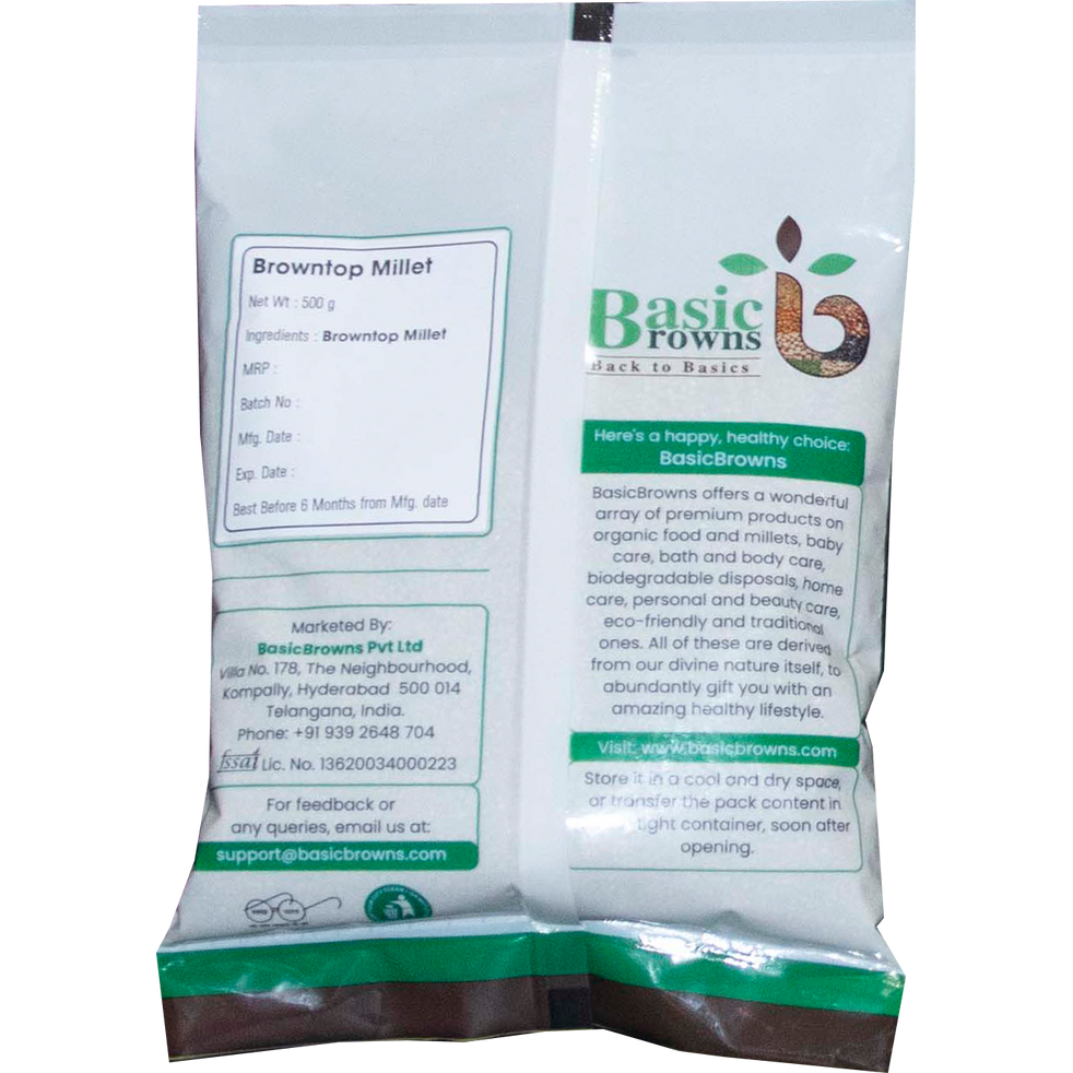 BasicBrowns Browntop Millet / Andu Korralu