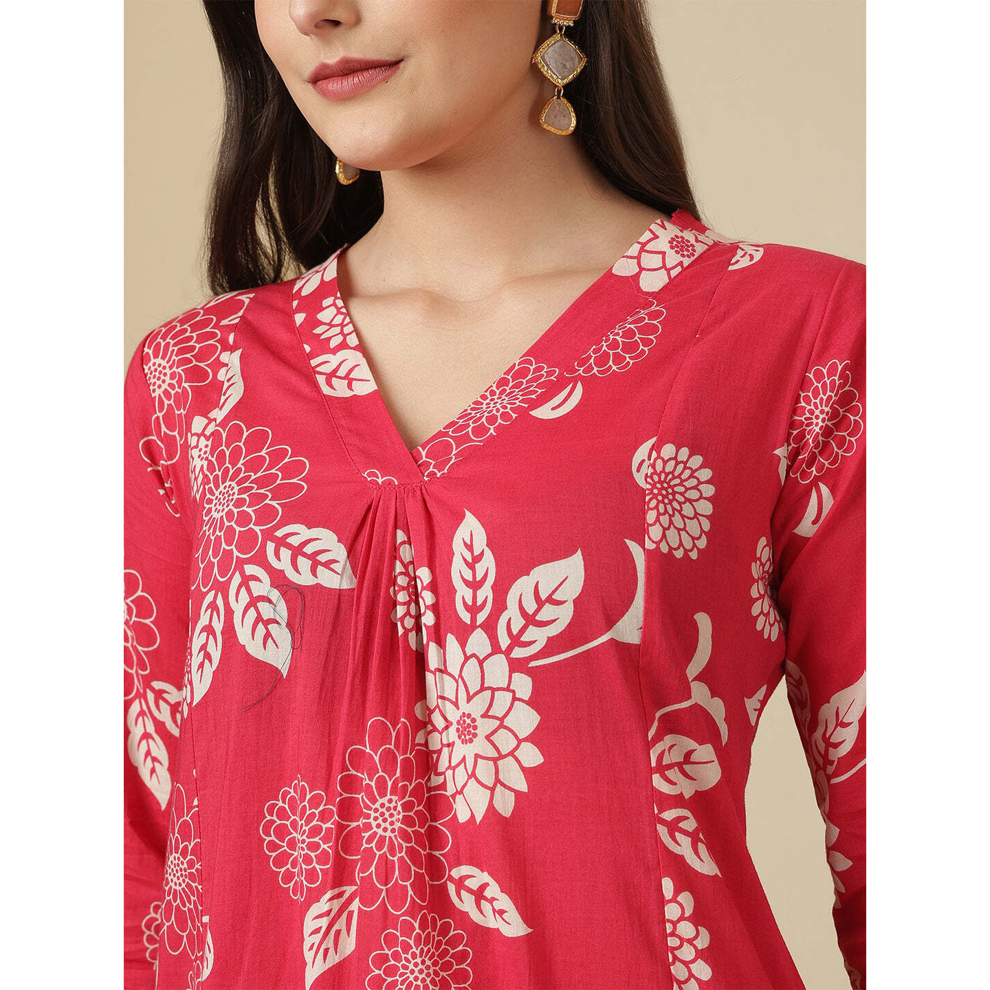 Pink Printed Co-Ord Set for Women