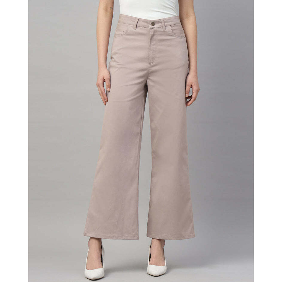 Peach Staright Fit Pant