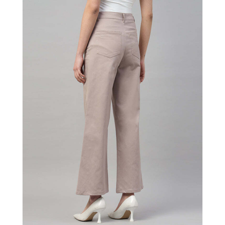 Peach Staright Fit Pant