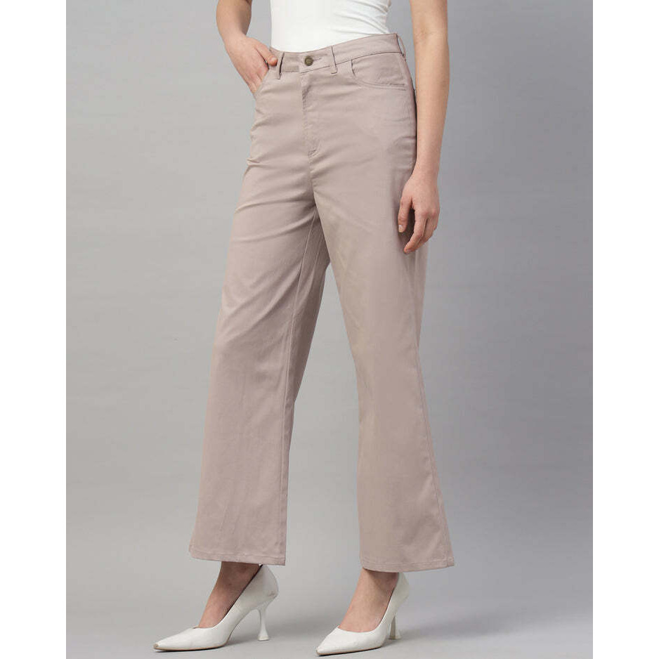 Peach Staright Fit Pant