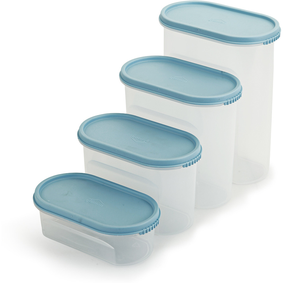 12-Piece Blue Modular Food Storage Set | Anti-Bacterial & Multi-Safe
