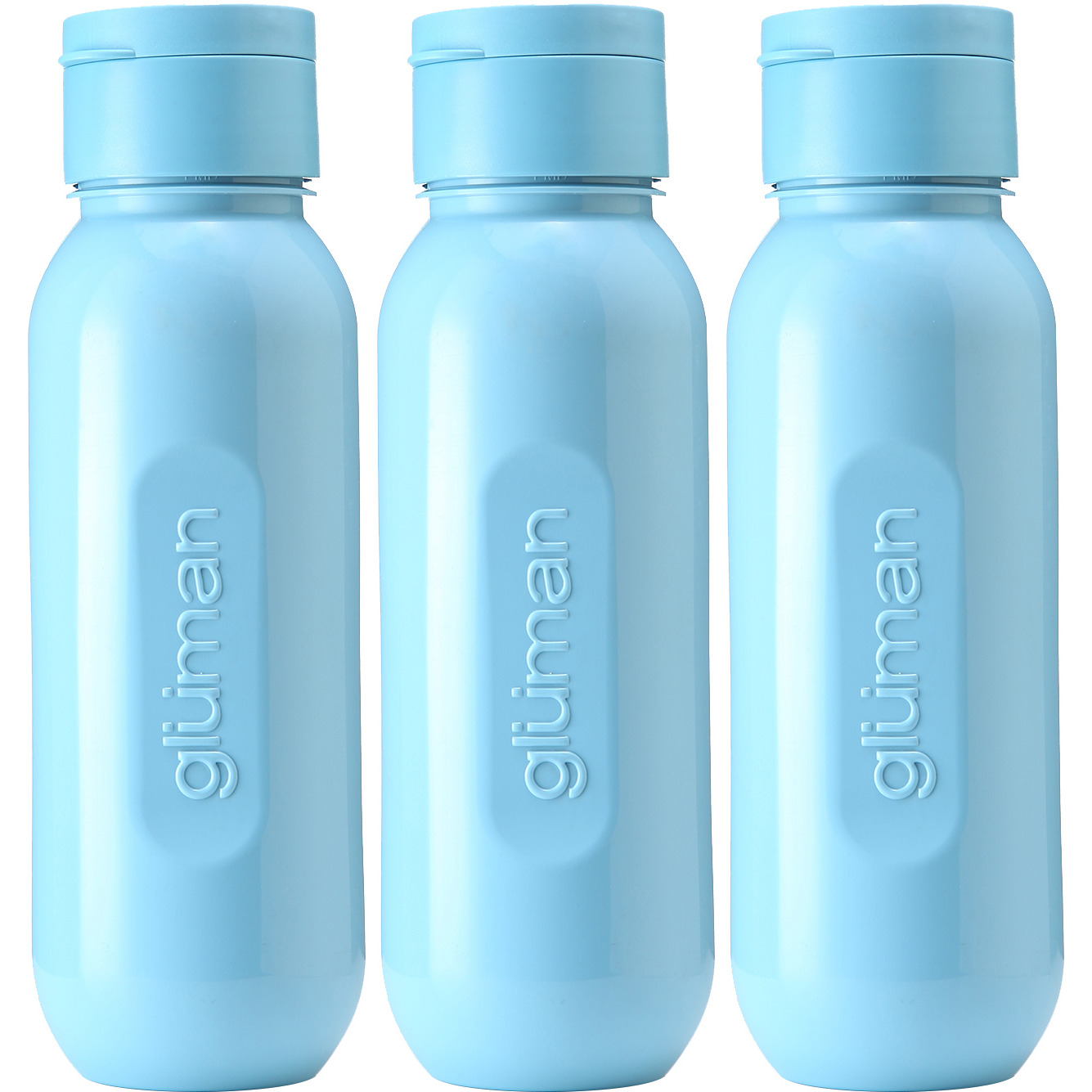 Claro Mini Opaque 3-Pack 500ml Water Bottles | Leakproof, BPA-Free, Anti-Bacterial