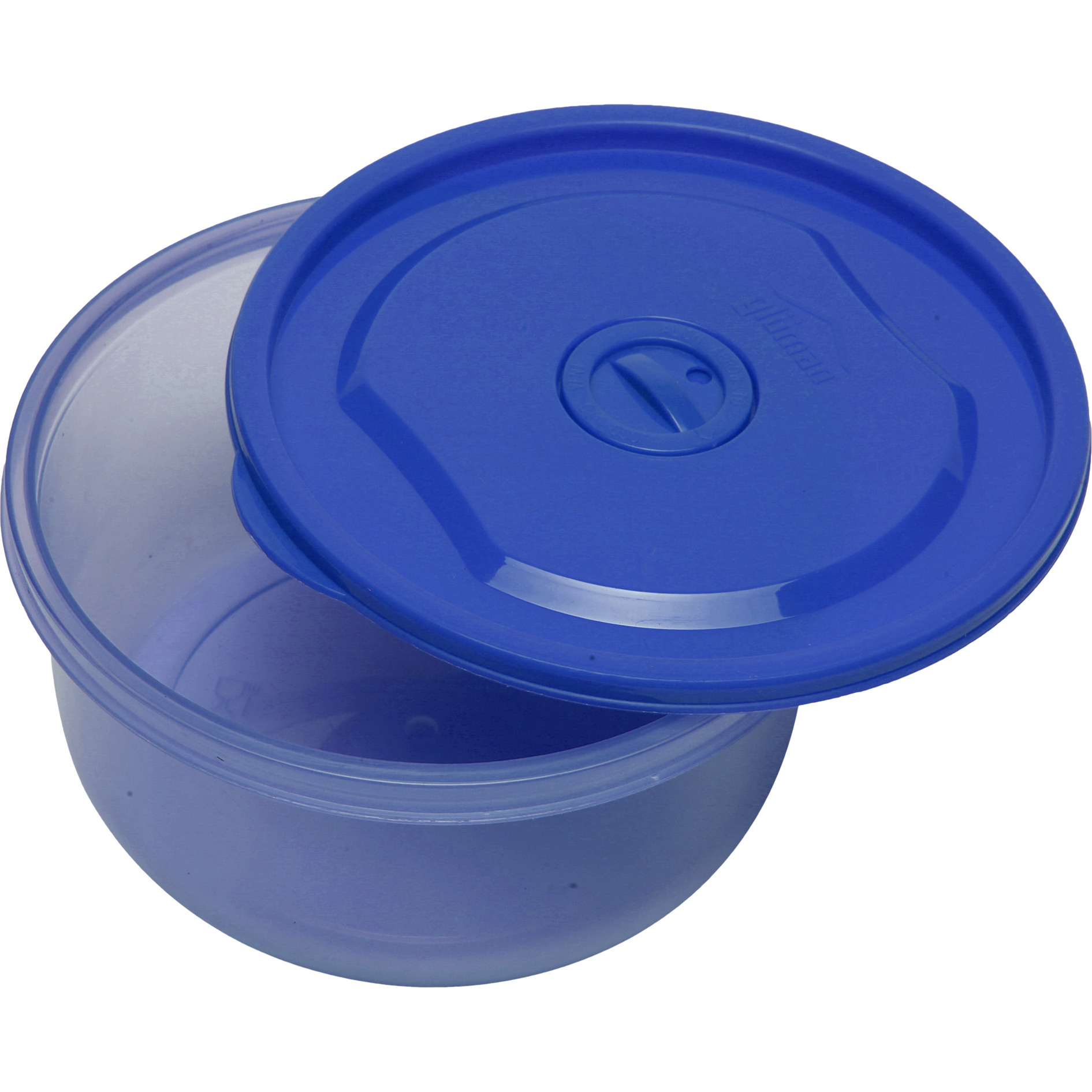 Microvent 4-Piece Food Container Set | 100% Food Grade, Steam Vented (Blue)